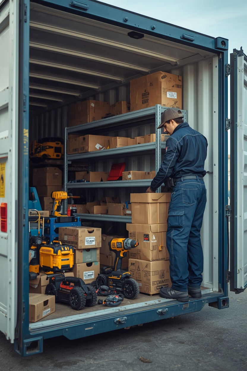 Inside Business Storage Unit